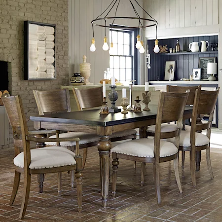 7 Piece Dining Set with Coffee House Table